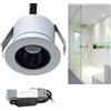 Planetitaly Mini Faretto Bianco Incasso LED 3W CCT da 2700K a 4000K Luce SPOT 26 Gradi Box Doccia Nicchia Bagno IP44 Vetrine, Espositori, Mensole, Ripiani, RA90 alimentazione 230V