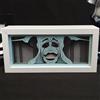 Jilijia Sung Jin Woo Luce Notturna 3D Anime Box con Taglio di Carta Anime Carattere Lampada da Tavolo in Carta Tagliata Lampada LED per Camera da Letto Decorazione Creativa Regalo