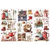 OLYCRAFT 3 pz/Set Cucina Trasferimenti Da Strofinare per Mobili e Artigianato 15x30cm Stoviglie Posate Mobili Decalcomanie La Mia Cucina Le Mie Regole Adesivi Da Trasferire Decalcomanie Da Strofinare