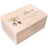 Creative Deco Prima Comunione Scatola di Regalo Personalizzato | Scatola della Memoria in Legno per Bambino/Bambina | Personalizzata - Calice e Colomba | Incisione | per Ragazzo e Ragazza | Addobbi