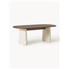 Westwing Collection Tavolo ovale in legno di quercia Dune, varie misure -