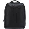 PIQUADRO - Zaino Porta PC 15,6 - Compatto e Professionale - Pelle Premium - Uomo - Colore Nero