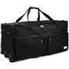 Monzana Deuba Borsone da viaggio con ruote XXL 85x43x44cm 160 L Trolley Borsa da viaggio Borsa sportiva bagaglio valigia manico telescopico
