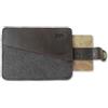 Alaskan MAKER Portafoglio da uomo extra piatto con protezione anti-RFID Handy by System Pull Out - Pelle vintage e cotone robusto - Porta carte e portamonete, grigio, Universelle, Vintage