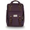 Doughnut Macaroon, zaino unisex, 16 l, con scomparto per laptop, zaino per studenti, funzionale e realizzato a mano, come zaino da viaggio o zaino leggero da città, uva, taglia unica