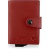 Roncato IRON 4.0 Porta carte di credito 7.5x10.5x2 cm - Rubino