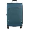 Samsonite Breeze Trolley Valigia, Petrol Blu, Poliestere, 78x45x29 cm, 105L, 4 Ruote Spinner, Serratura TSA, Combinazione 3 Cifre