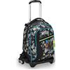 Seven Zaino Trolley Scuola Elementare Bambino 3 ruote, Zaino Sganciabile, Doppio Uso, Spallacci a Scomparsa, nero/grigio