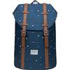 KAUKKO Zaino bello e ben pensato con scomparto per laptop da 15 per scuola, università, 22 litri, poliestere Blauep6-5, Taille unique, Cartella
