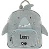 Upstitch Studio Trixie, Zaino e Borraccia per Bambini, per l'Asilo e Chitarra, Personalizzato con Nome Singolo o Come Set, Squalo, Rucksack Small