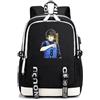 LKY STAR Zaino Blue Lock Anime, Design Nero e Bianco, 45x31x16 cm, Spallacci Imbottiti Traspiranti