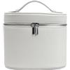 Generic Borsa da viaggio portatile in pelle, borsa cosmetica rimovibile con scomparto for il lavaggio separato, unisex(White)