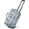 REDOLZ borsone da viaggio con ruote S 51 cm | trolley morbido 39 L leggero per uomo e donna | Duffle Essentials