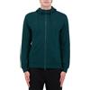 EA7 EMPORIO ARMANI FELPA FULL ZIP CON CAPPUCCIO CORE GARZATA