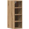 vidaXL Mobile Pensile "Riga" Rovere Artigianale 20x29,5x60 cm