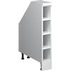 Vicco Mobile cucina sottotetto R-Line, Bianco, 15 cm con 4 scomparti, carcassa 60 cm profondità, per la libera combinazione all'interno di sistemi cucina modulari