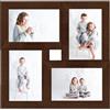 Generico Cornice Multipla per 4 Foto 13x18cm Marrone Scuro in MDF,Cornici-332771