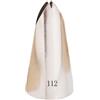JUSKAQZYI 112 beccucci for Decorare Torte a Forma di Neve di Rosa, beccucci for Decorare Torte in Acciaio Inossidabile, Strumenti for Decorare Biscotti e glassa for Torte alla Crema
