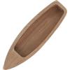 BESPORTBLE Barca in Legno Non Finita Ornamentale Barca in Miniatura Rustica per Decorazione Soggiorno e Studio Artigianato in Legno Superficie Grezza da Dipingere Idea Regalo per