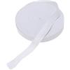 SUPVOX 1 Rotolo Elastico Cucito Bianco Nastro Elastico Intrecciato ad Alta Elasticità 4000 * 2 5 cm per Artigianato Fai da Te Vestiti Cintura