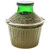 Home 1900120 Damigiana Vetro Bocca Larga Cestello Plastica 20 Litri