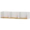 Vicco Mensola Tomy, Rovere bianco/dorato, 90 x 20 cm