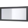 Vladon Specchio Lima, Specchio da Parete con Cornice Moderna, Bianco Lucido (89 x 45 cm)