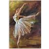 LATAFA Poster di Edgar Degas 'Ballerino di Danza Classica' - Arte Murale e Stampe Francese - Quadro su Tela per Soggiorno - 50x70cm Senza Cornice