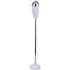 Sfeomi Posacenere a Colonna Regolabile per Esterno Interno Portacenere da Terra Sltezza da 56 cm a 89 cm Posacenere con Piedistallo con Scatola di Sigarette (Bianco)