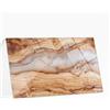 Generic Piano per Tavolo Rettangolare 120x80 cm | Base In Vetro Temperato | Lastra di Protezione | Installazione Semplice | Cuscinetti Antiscivolo | Per Pranzo, Cucina | Decorativo - Legno Naturale con Resina