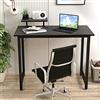 Chleby Scrivania per Computer,Scrivania Tavolo da Computer Studio Tavolo PC Computer con Staffa Schermo nero 100 * 50 * 75 cm