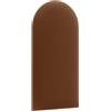 murando - Testiera Letto Singolo Imbottita - Staccionata Velluto - 100x30 cm 1 Pezzo - Pannelli Decorativi per Pareti - Pannello Imbottito per Camera da Letto e Soggiorno - Schiuma Anallergica - Miele