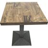 RELOVE Tavolo da Bar Rotondo RELOVE, Design da Cucina, Tavolo da Bistrot per Sala da Pranzo e Ricevimento, 60 x 60 x 75 cm, Colori Caldi