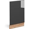 Vicco Pannello frontale Fame-Line, Antracite lucido, 45 cm senza piano di lavoro, per la combinazione con altri moduli della serie Fame-Line