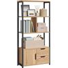 WOLTU Libreria Moderna Design, 58 x 24 x 122 cm, Scaffale per Libri CD