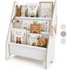 MAMOI® Libreria verticale per bambini, Porta libri in legno naturale, Scaffale librerie bambino, Mobile bambini ana design moderno scandinavo
