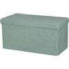 Domo Mea Pouf Contenitore Pieghevole - Verde Salvia - 76x38x38 cm