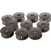 Generico Spoline, Bobine, Rocchetti in metallo per Macchina da Cucire Alfa 3940, Alfa 3942, Alfa 3945, Alfa 3949 | Bernette 410, Bernette 420, Bernette 430, Bernette 440, Bernette 812, 815e | 10 Pezzi |