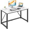 JUMMICO Scrivania 120 x 50 cm Scrivania per Computer, per Ufficio,Postazione Lavoro, Tavolo da Lavoro Piano di Lavoro, Adatta per l'ufficio o il Soggiorno