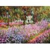 1art1 Claude Monet Poster Stampa Artistica su Tela Il Giardino Dell'Artista A Giverny, 1900 Quadro da Parete sulla Barella | Murale XXL | Immagine 80x60 cm