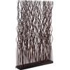 CREEDWOOD Bello PARAVENT Kinki | 110x70x17cm, divisorio in Legno di salice | ramoscello, Schermo, Parete divisoria Decorativa, Parete divisoria Mobile, Elemento Decorativo in salice | Colore: Marrone