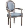 milani home MilaniHome.it - Sedia Vintage in Ecopelle di Design Inglese per Salotto modernodi coloreGrigio