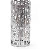 DESIGN DELIGHTS DESIGN, portaombrelli Chicago, in metallo color argento antichizzato, 50,8 cm