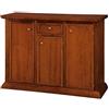 Legno&Design Credenza Buffet cassettiera 3 Porte 1 cassetto Legno Arte povera Color Noce
