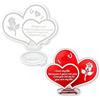 DeryArcle Stampi Resina Epossidica Cuore, Stampo Silicone Cuore Grandi, Muffa San Valentino Heart Sign Resin Mold per DIY Colata Tavolo Artigianato Casa Ornamenti Regalo
