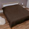 Bestlivings Copriletto (marrone) 220 x 240 cm con rivestimento trapuntato, copriletto estivo trapuntato, trapunta reversibile