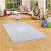 Pergamon Trendline - Tappeto per Bambini e Ragazzi - Stelle Moderne - Grigio - 5 Dimensioni