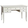 Mobilificio BISCO Venezia Scrittoio - 5 Cassetti, Legno, Laccato Bianco, 106 x 56 x 80 cm