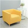 Mswborml Quadrato Fodere Copripoltrona da Cocktail con Fondo Elastico, Rimovibile Copripoltrona Elasticizzato Sedia da Club, Elasticizzato Copripoltrona Chesterfield 1 Posto AntiGraffio,B