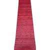 LaVelahome Tappeto Bamboo A Metraggio Naturale Antiscivolo Resistente Lavabile Design Moderno Versatile Per Cucina Soggiorno Camera Bagno Bambà Legno Eco-Friendly Facile Da Pulire (Rosso)
